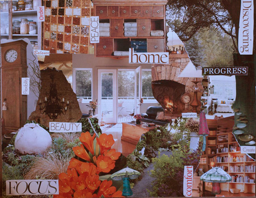 Wendy Southin, Vision Board, November 2010, 16 x 20 inches