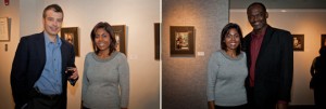 Left: Our friend Bob; Right: An artist/friend painter, Hamid Ayoub who’s been so supportive of my work.
