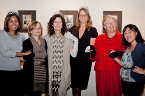 Left to right: Gala Girls: Michelle Casey, Wendy Southin, Sheila Cain-Sample, Maggie Jordan, Olive Jones and Maya Hum.