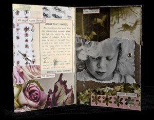 Mini Book for Elaine, Collage / Mixed Media, 5 x 7 inches per page, 2011