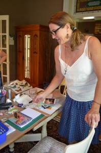 Maggie Jordan sharing her journal page, May 2012