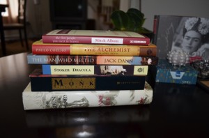 Example One Book Spine Poetry (June 2012)