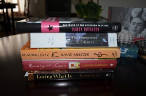 Example Three Book Spine Poetry (June 2012)
