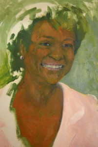 David Kearn, “Emergence Three” (of Michaële Jean), Oil on Canvas