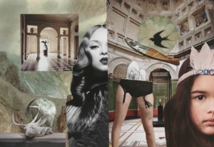 Michelle Casey, "Namesake" (for MM), Collage/Mixed Media, 10 x 14 inches (approx.), April 2012