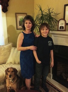 Ruth Ann McClure and her son Alex