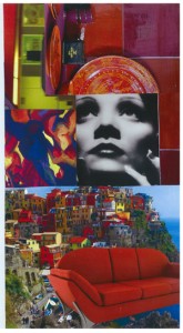 Andrea Harrison’s latest collage features the iconic German actress Marlene Dietrich… she using a fragment of this collage as her Facebook icon… not surprisingly, both Andrea and Dietrich possess beautiful blonde looks and artistic flair!
