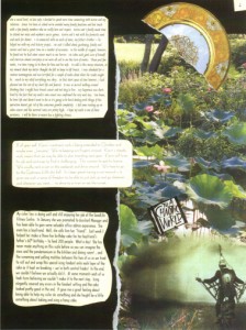 Page 2: letter to Josephine on my collage stationary, September 2004.