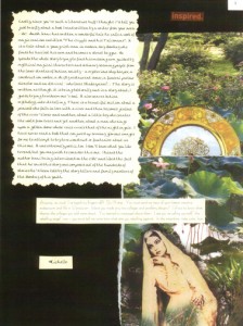Page 3: letter to Josephine on my collage stationary, September 2004.