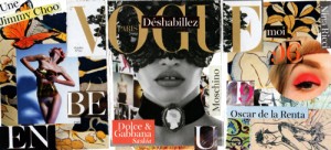 Michelle Casey, Paris-themed ATC inspired by Paris Vogue magazine (Spring 2011 issue), Collage, x x x inches, September 2012
