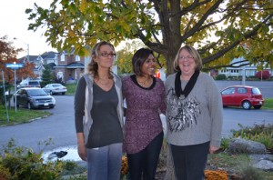 Toni Newman (left), Michelle Casey (centre) and Sharon Michaelson (right) celebrating the end of the workshop!