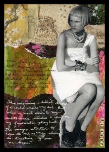 Michelle Casey, Journal Page, "I am Feeling...", Collage/Mixed Media, 8.5 x 6 inches, June 16 2010