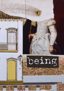 Michelle Casey, "Being", Collage, Artist Trading Card, 2013