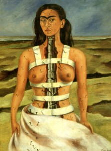 “The Broken Column” painting by Frida Kahlo, 1944