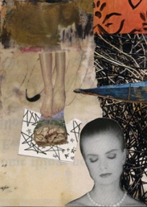 Michelle Casey, "Untitled 2", Artist Trading Card, Collage, 3.5 x 2.5 inches, 2006