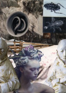 Michelle Casey, "Untitled 4", Artist Trading Card, Collage, 3.5 x 2.5 inches, 2006