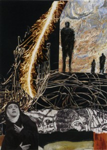 Michelle Casey, "Untitled 5", Artist Trading Card, Collage, 3.5 x 2.5 inches, 2006