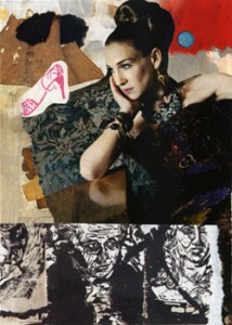 Michelle Casey, "Untitled 8", Artist Trading Card, Collage, 3.5 x 2.5 inches, 2006