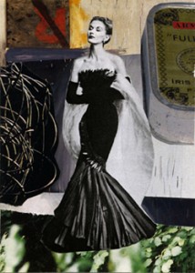 Michelle Casey, "Untitled 9", Artist Trading Card, Collage, 3.5 x 2.5 inches, 2006