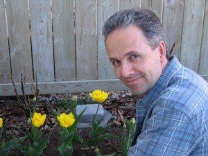 Kevin Casey... first spring in our new home...