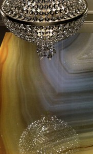 A chandelier with its reflection – so dreamy! Oh, the possibilities...