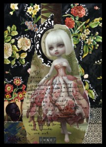 Michelle Casey, "Body Talk", Collage/Mixed Media, 8.5 x 6 inches, June 7, 2010
