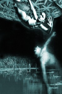 From Mermaid series by Michelle Casey, “Ascension” (detail), Digital Collage, 9 inches x 6 inches (approximately), 2006