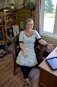 Don’t let Wendy Southin's innocent little girl air fool you… she’s always raring and eager to set her sights on the most challenging creative projects… her big studio reno being a recent one.