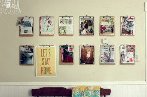 The clipboard frame such a cool idea from Style It Like You Stole It!