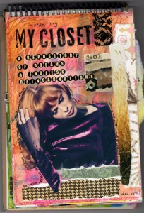 Michelle Casey, "Untitled", Journal Page, Collage/Mixed Media, 8.5 inches x 6 inches, 2009