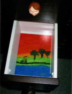 The work of another participant at the C4 Gallery: CCCC Project, Hintonburg Community Centre, 2009 (Photo: Lorraine Victor)
