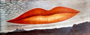 Man Ray, The Lovers/A l'heure de l'observatoire, les Amoureux, Oil on Canvas, 100 x 250.4 cm, 1932-34